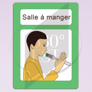 Panneau signalétique Salle à manger