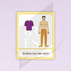 Pictogramme Enlever son tee-shirt