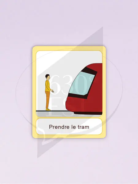 Pictogramme Prendre le tram