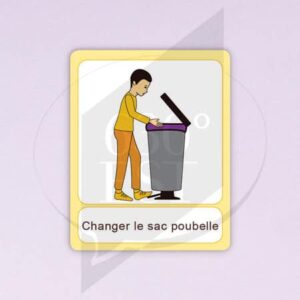 Pictogramme Changer le sac poubelle