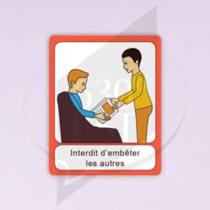 Pictogramme Embêter les autres