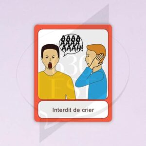 Pictogramme Crier