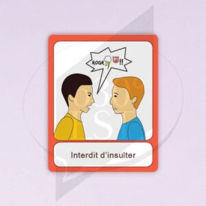 Pictogramme Insulter