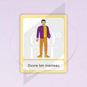 Pictogramme Ouvrir ton manteau