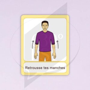 Pictogramme Remonter tes manches