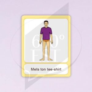 Pictogramme Mettre son tee-shirt