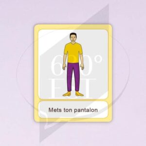 Pictogramme Mettre son pantalon