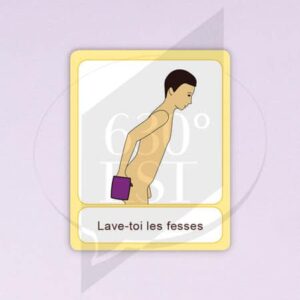 Pictogramme Se laver les fesses