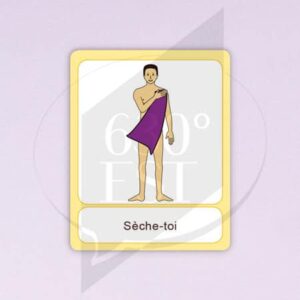 Pictogramme Se sécher le corps