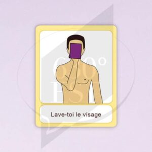 Pictogramme Se laver le visage