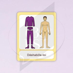 Pictogramme Se déshabiller