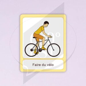 Pictogramme Faire du vélo