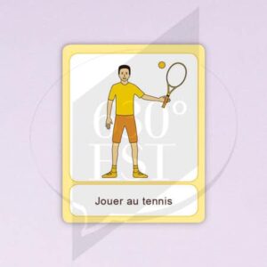 Pictogramme Jouer au tennis