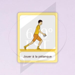 Pictogramme Jouer au boules
