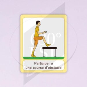 Pictogramme Faire de la course d'obstacle