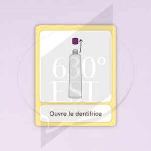 Pictogramme Ouvrir le dentifrice
