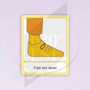 Pictogramme Faire ton lacet