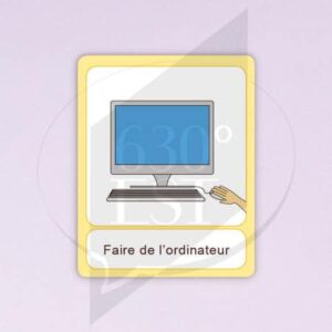 Pictogramme Faire de l'ordinateur