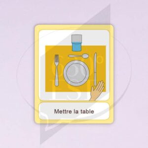 Pictogramme Mettre la table
