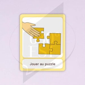 Pictogramme Jouer au puzzle