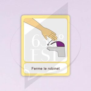 Pictogramme Fermer le robinet