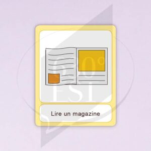 Pictogramme Lire un magazine