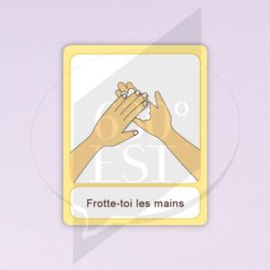 Pictogramme Frotter les mains