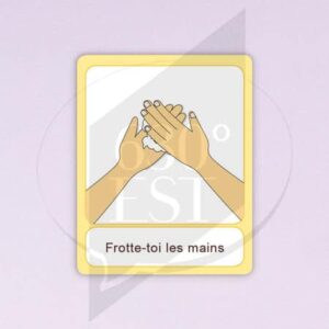 Pictogramme Frotter les mains