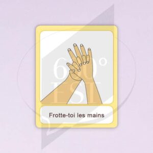 Pictogramme Frotter les mains