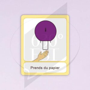 Pictogramme Prendre du papier